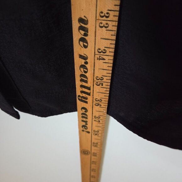 EUC LIKE NEW TIME & TRU BLACK SHIRT DRESS SWIM COVER UP SIZE 1X / 16W-18W - Picture 15 of 15